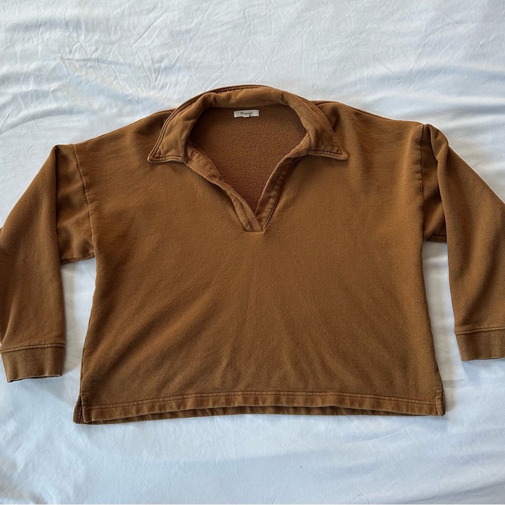 Madewell Collared Pullover Sweater